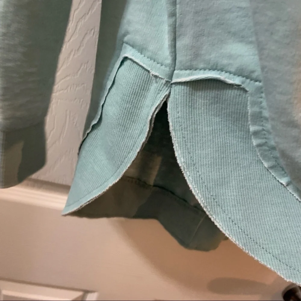 White Crow Blue Turquoise Pullover Hoodie size XS - Picture 8 of 10